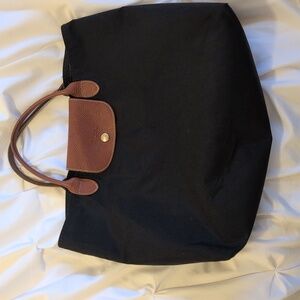 Longchamp La Pliage Cabas Black Bag